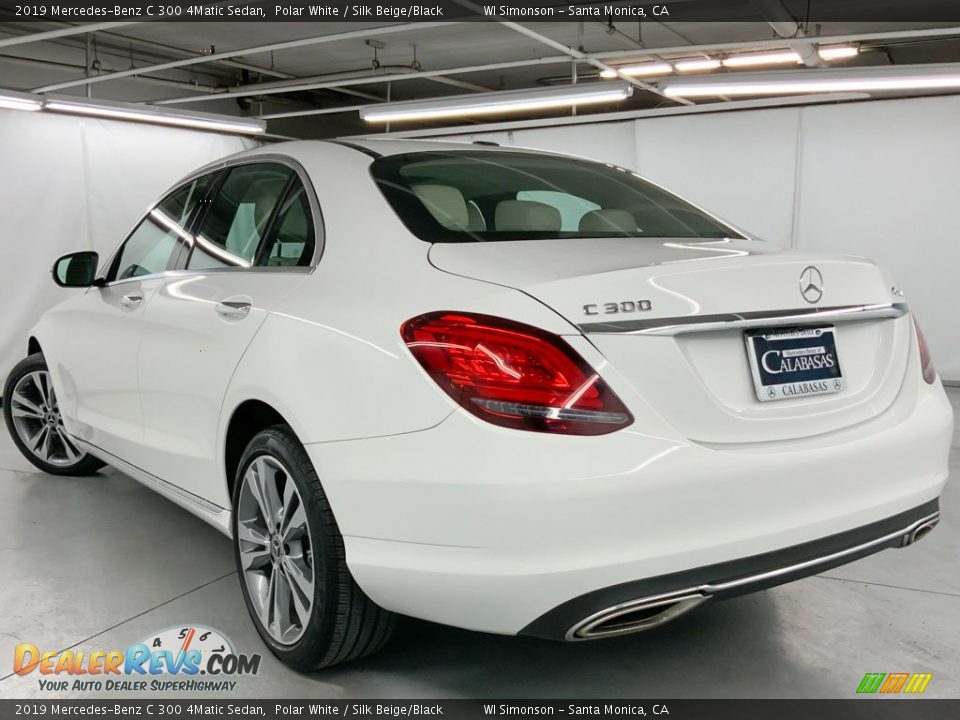 2019 Mercedes-Benz C 300 4Matic Sedan Polar White / Silk Beige/Black Photo #13