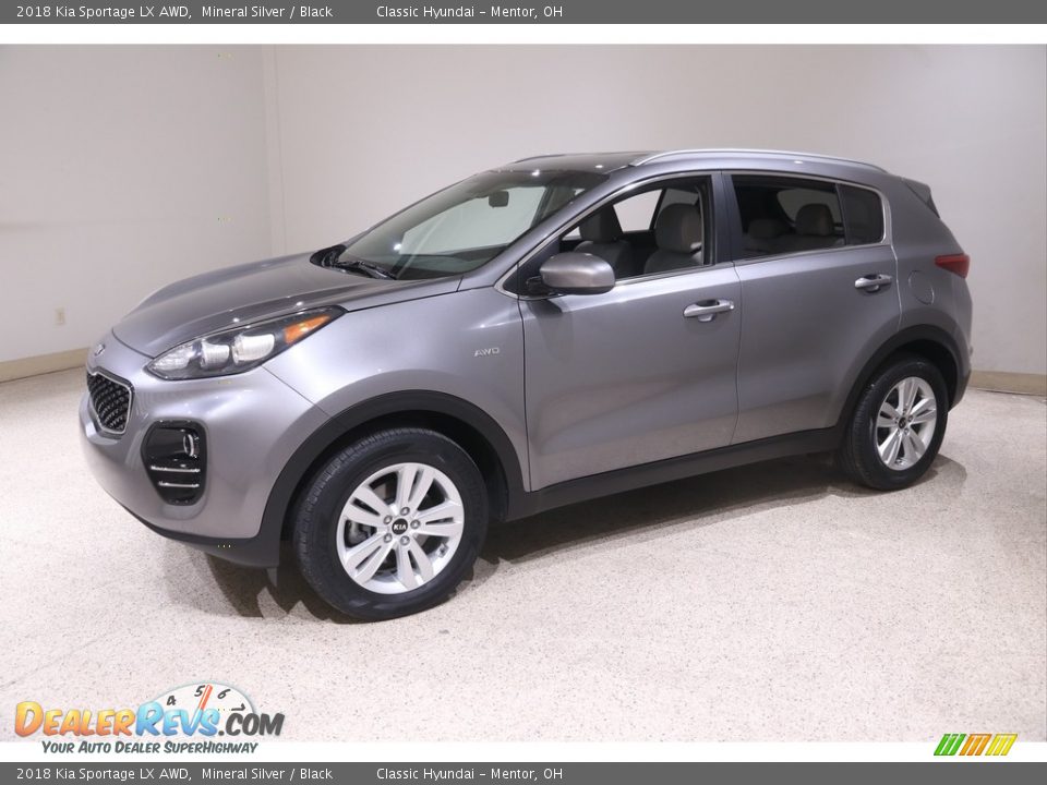 2018 Kia Sportage LX AWD Mineral Silver / Black Photo #3