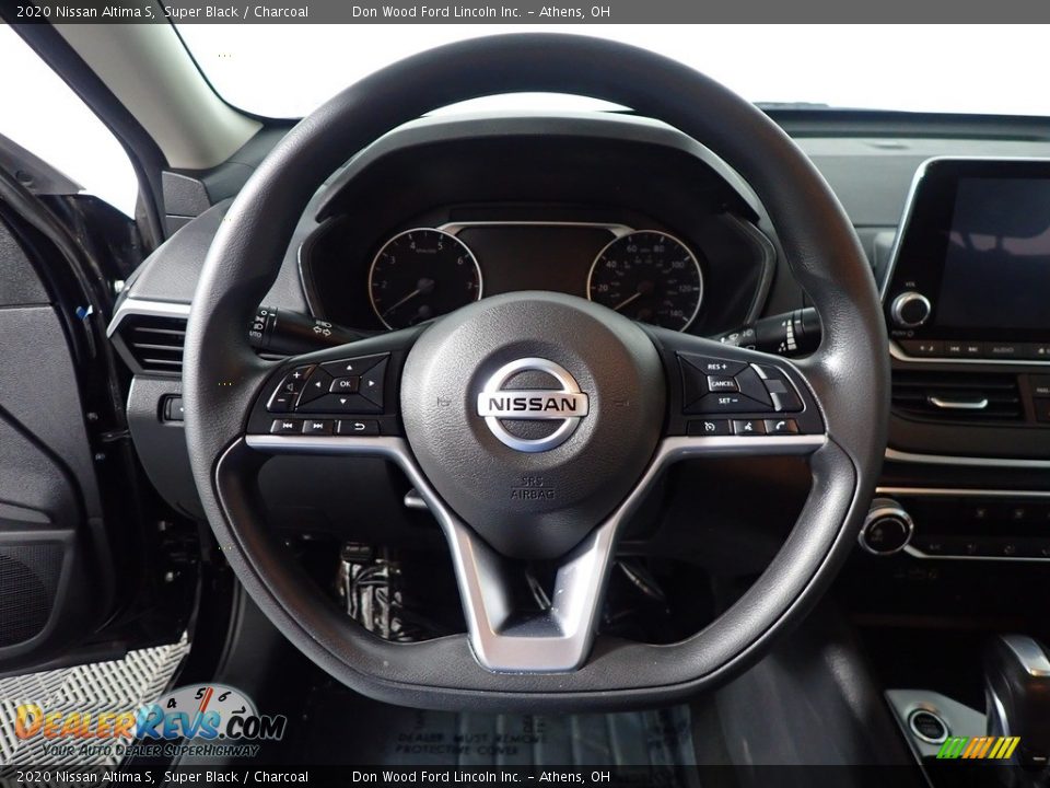 2020 Nissan Altima S Super Black / Charcoal Photo #25