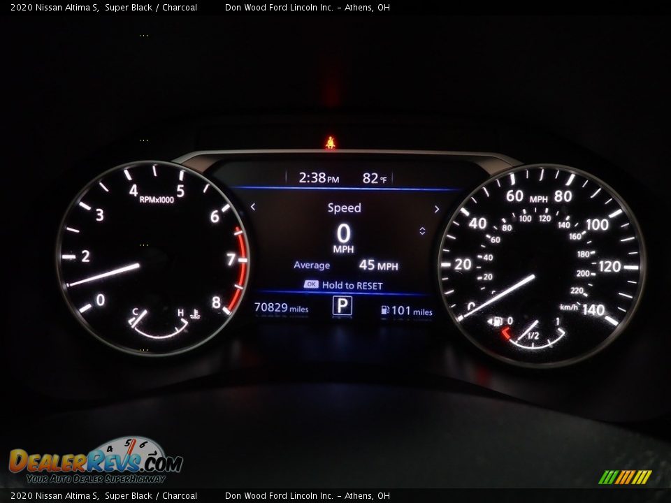 2020 Nissan Altima S Super Black / Charcoal Photo #26