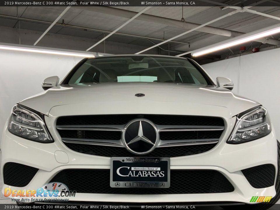 2019 Mercedes-Benz C 300 4Matic Sedan Polar White / Silk Beige/Black Photo #16