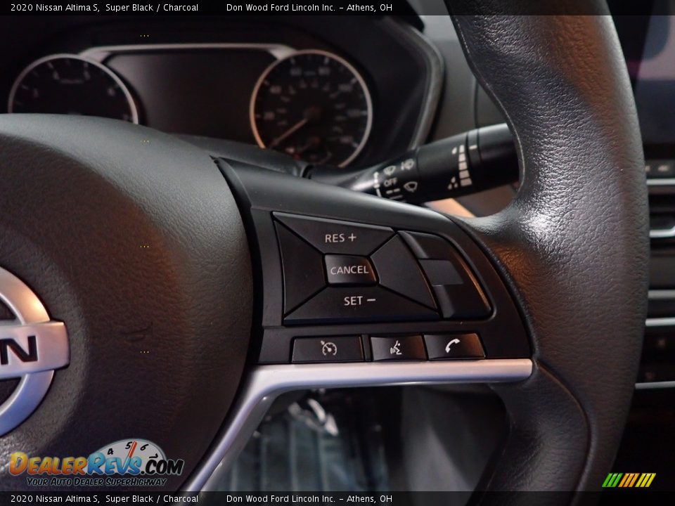 2020 Nissan Altima S Super Black / Charcoal Photo #28