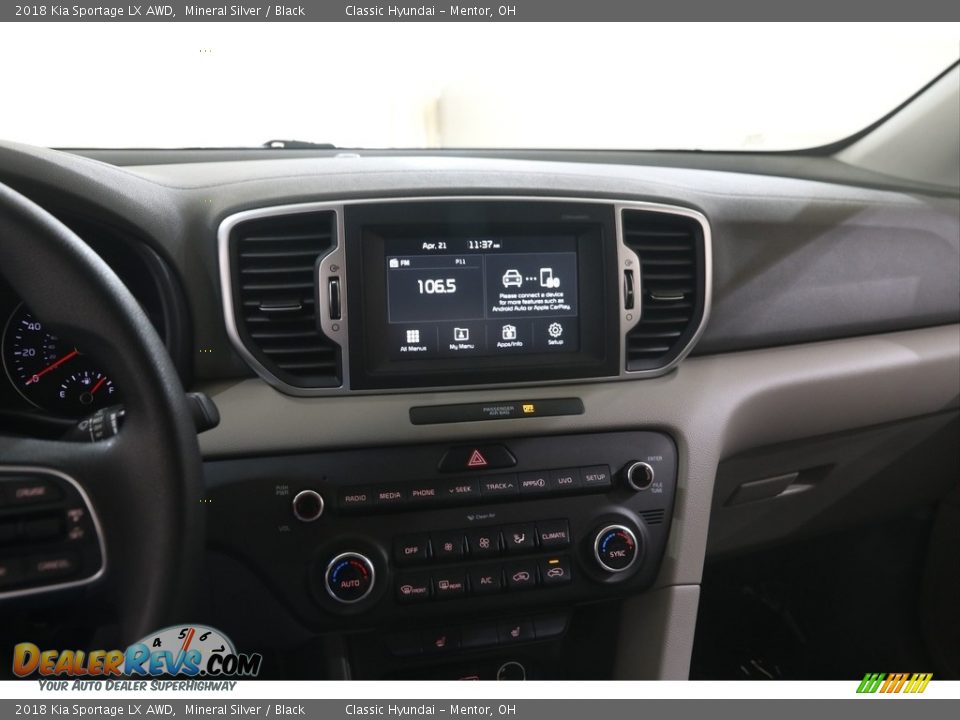 2018 Kia Sportage LX AWD Mineral Silver / Black Photo #9