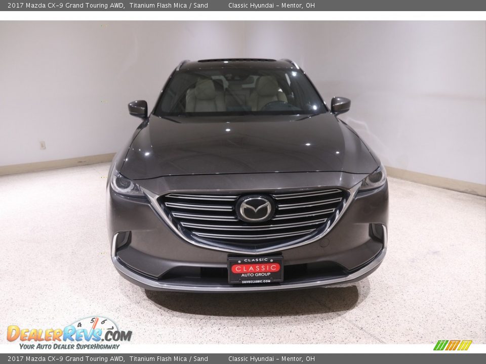 2017 Mazda CX-9 Grand Touring AWD Titanium Flash Mica / Sand Photo #2