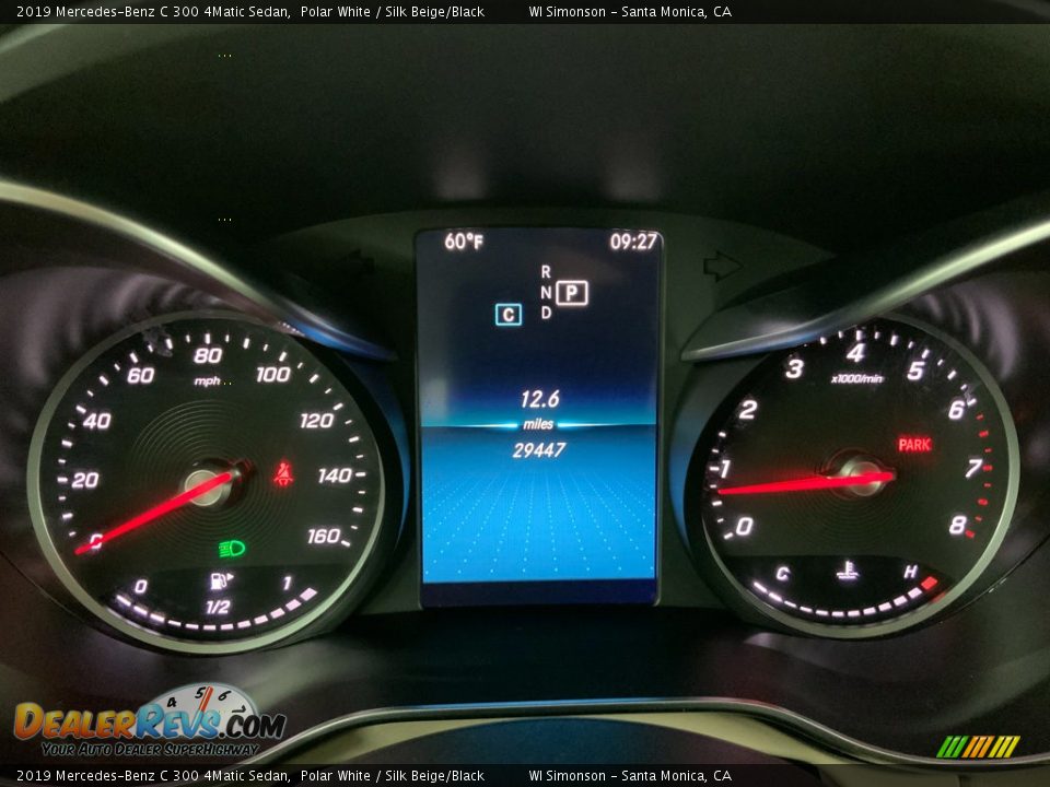 2019 Mercedes-Benz C 300 4Matic Sedan Gauges Photo #29