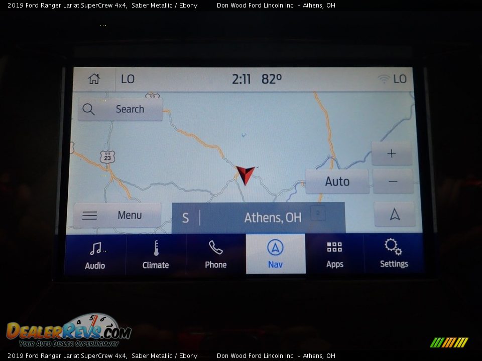 2019 Ford Ranger Lariat SuperCrew 4x4 Saber Metallic / Ebony Photo #2