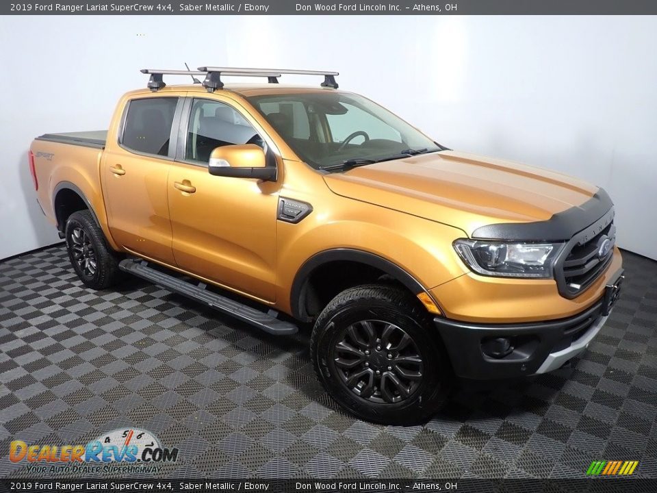 2019 Ford Ranger Lariat SuperCrew 4x4 Saber Metallic / Ebony Photo #4