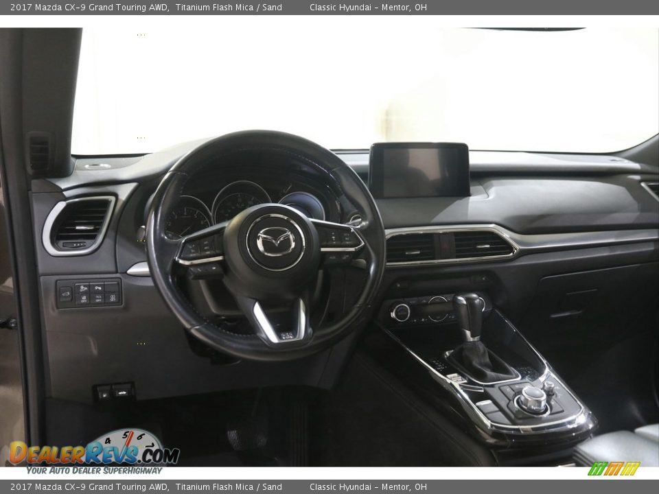 2017 Mazda CX-9 Grand Touring AWD Titanium Flash Mica / Sand Photo #6
