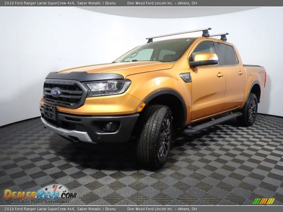 2019 Ford Ranger Lariat SuperCrew 4x4 Saber Metallic / Ebony Photo #9