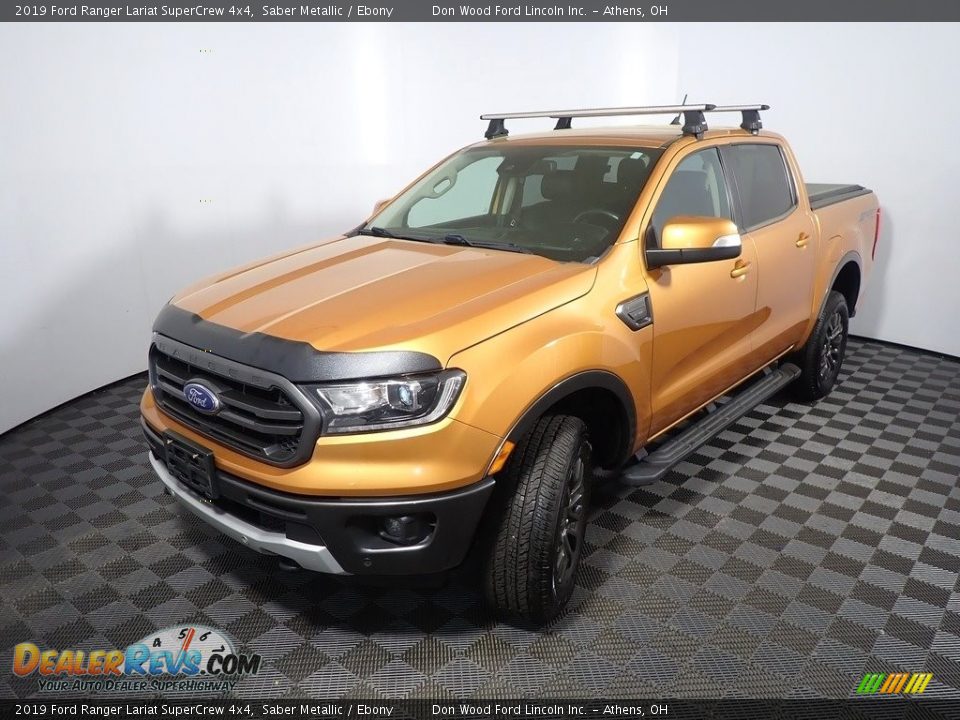 2019 Ford Ranger Lariat SuperCrew 4x4 Saber Metallic / Ebony Photo #10