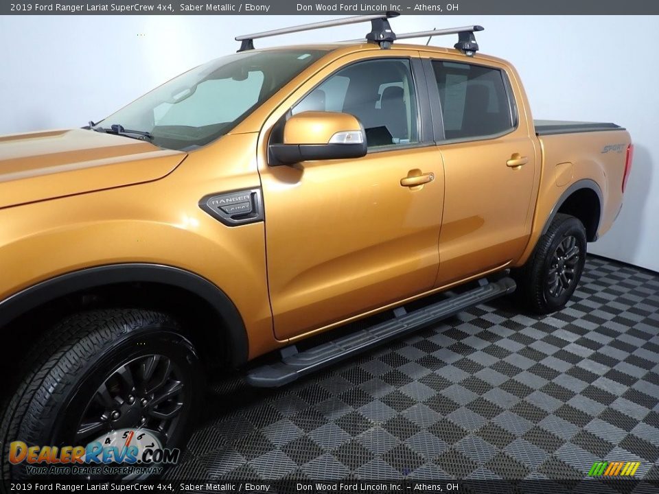2019 Ford Ranger Lariat SuperCrew 4x4 Saber Metallic / Ebony Photo #11