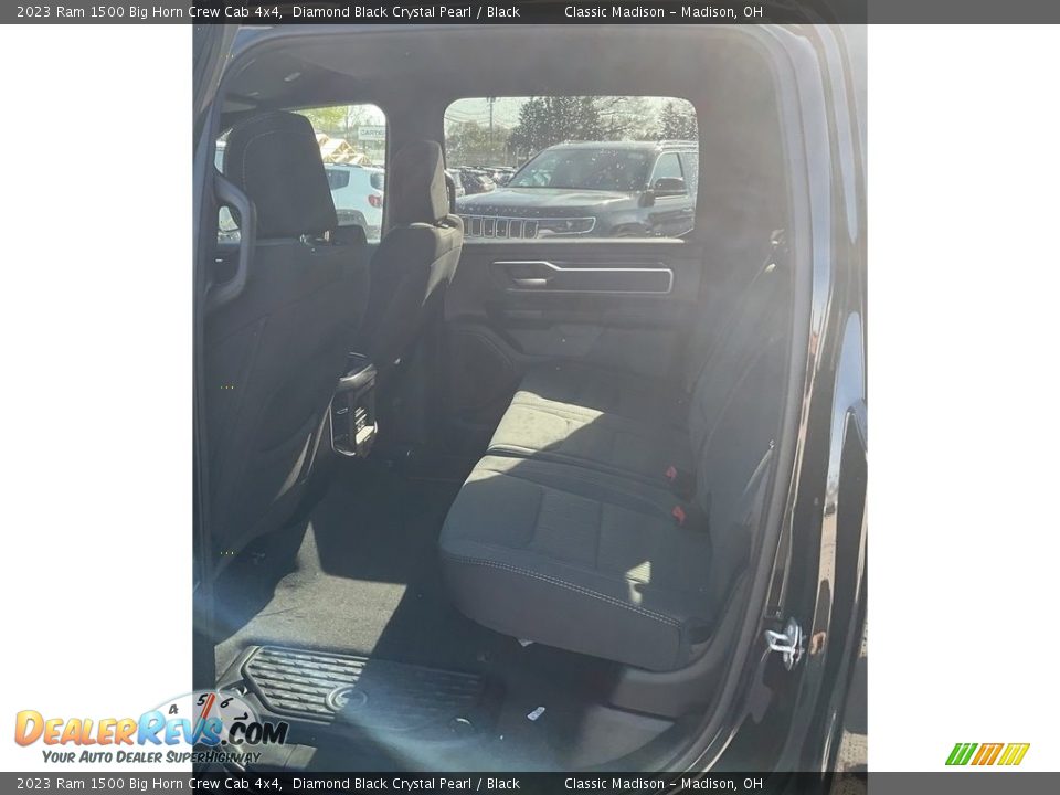 2023 Ram 1500 Big Horn Crew Cab 4x4 Diamond Black Crystal Pearl / Black Photo #3