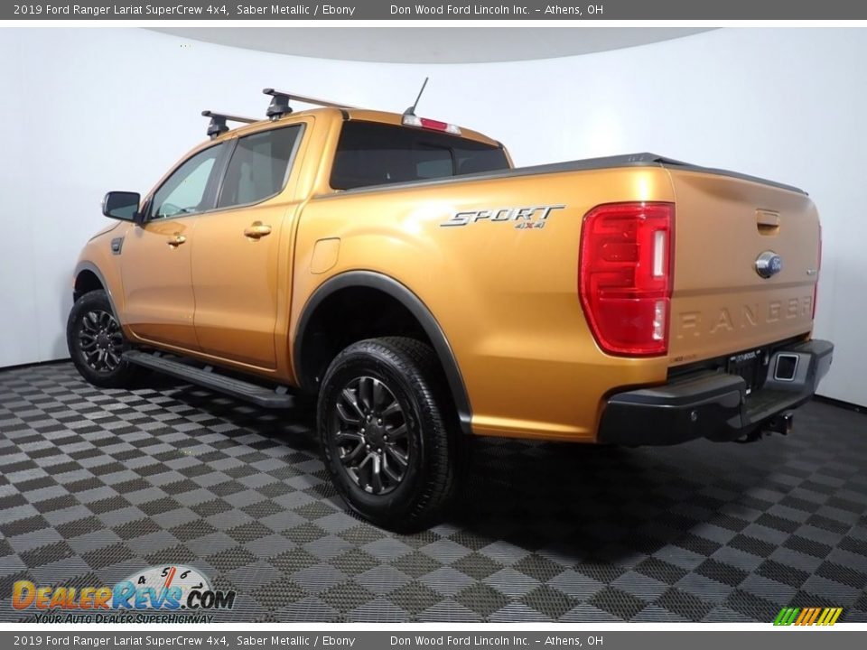 2019 Ford Ranger Lariat SuperCrew 4x4 Saber Metallic / Ebony Photo #12