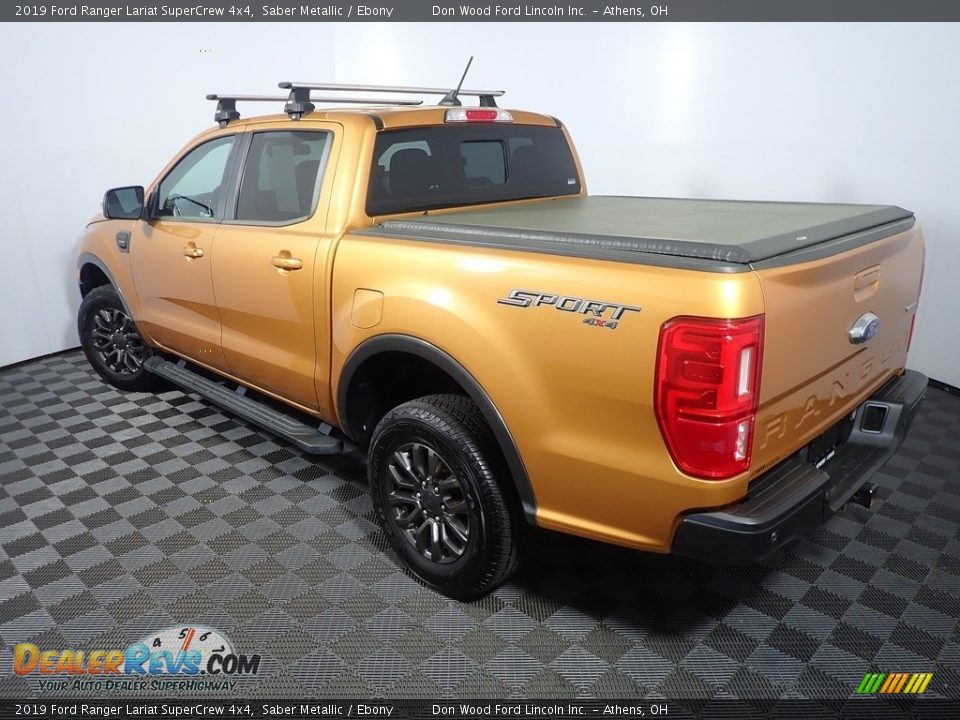 2019 Ford Ranger Lariat SuperCrew 4x4 Saber Metallic / Ebony Photo #13