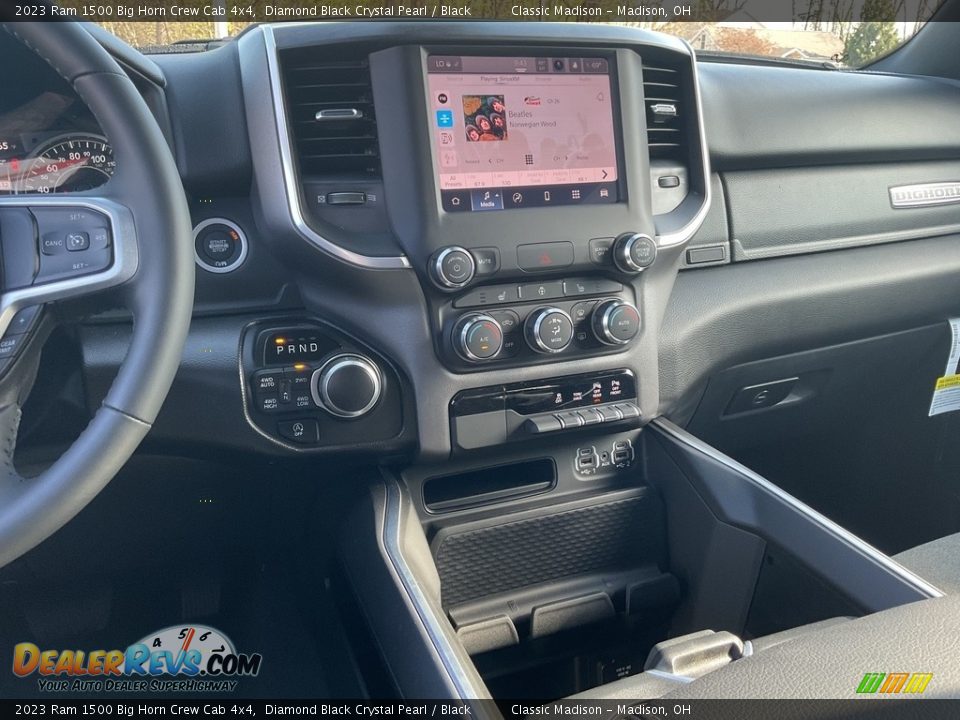 2023 Ram 1500 Big Horn Crew Cab 4x4 Diamond Black Crystal Pearl / Black Photo #6