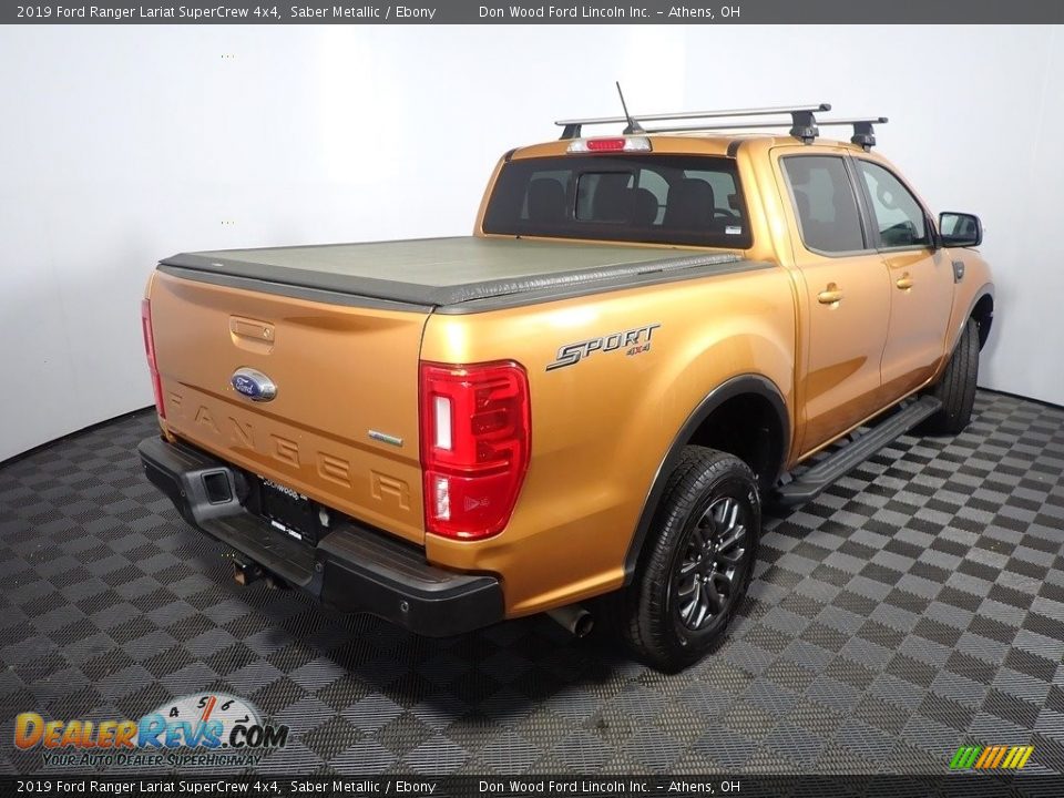 2019 Ford Ranger Lariat SuperCrew 4x4 Saber Metallic / Ebony Photo #17