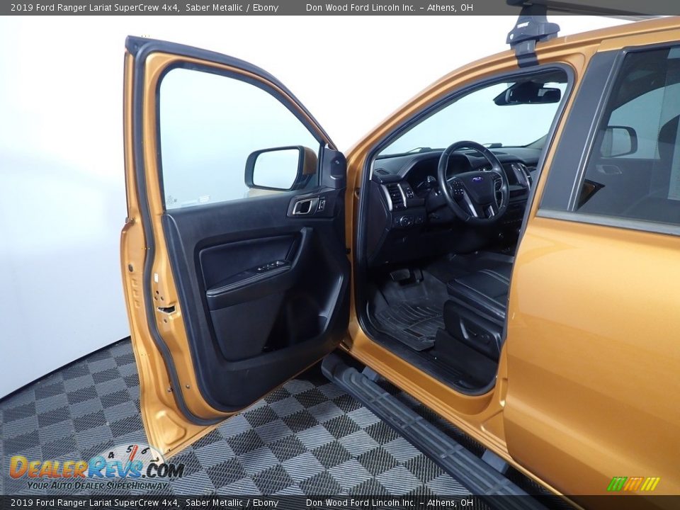 2019 Ford Ranger Lariat SuperCrew 4x4 Saber Metallic / Ebony Photo #18