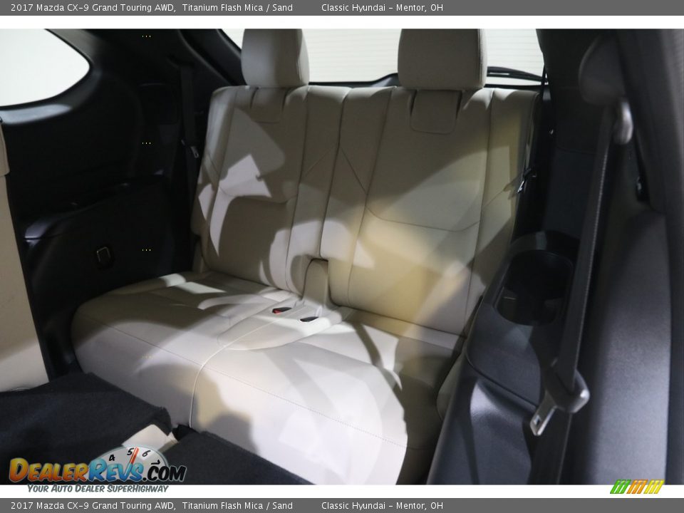 2017 Mazda CX-9 Grand Touring AWD Titanium Flash Mica / Sand Photo #19