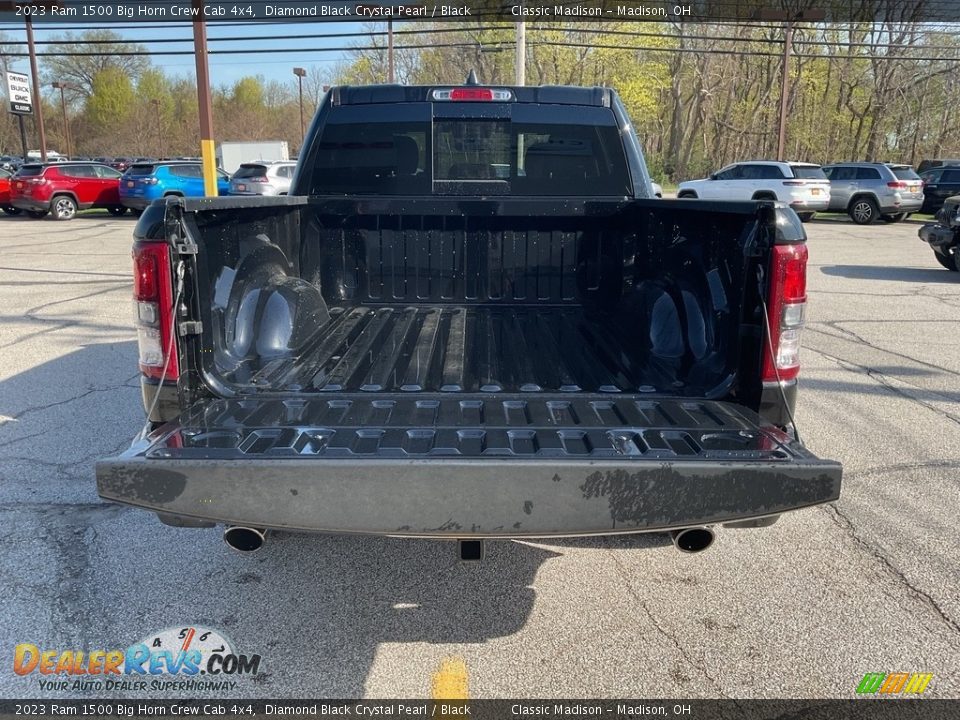 2023 Ram 1500 Big Horn Crew Cab 4x4 Diamond Black Crystal Pearl / Black Photo #12