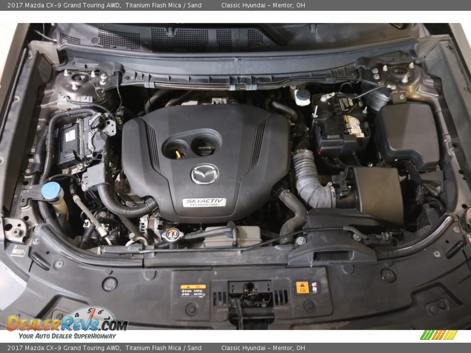 2017 Mazda CX-9 Grand Touring AWD Titanium Flash Mica / Sand Photo #21