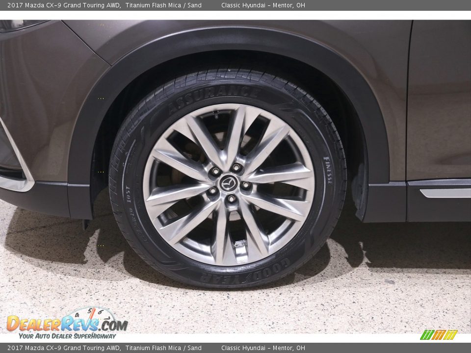 2017 Mazda CX-9 Grand Touring AWD Titanium Flash Mica / Sand Photo #22