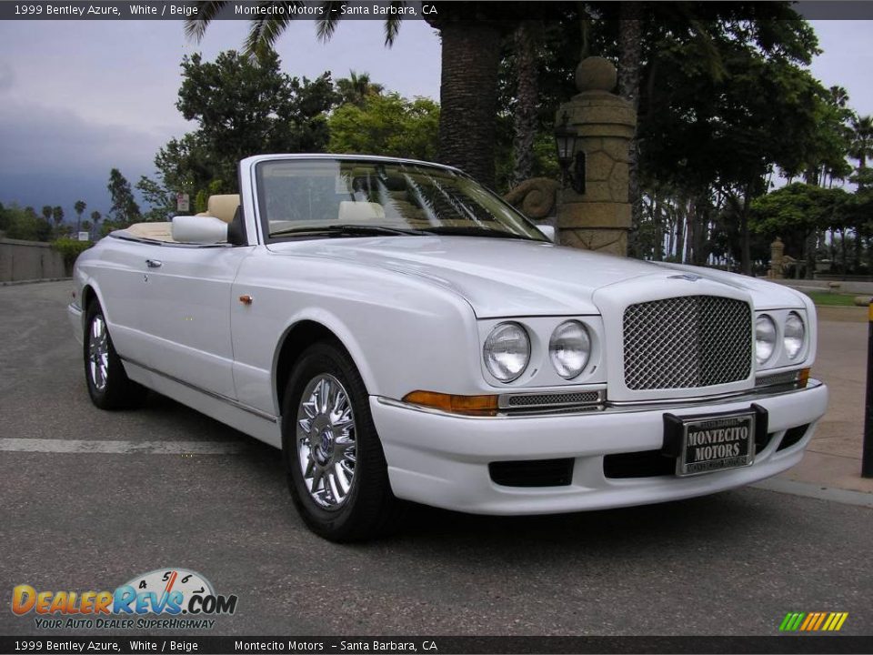 1999 Bentley Azure White / Beige Photo #4