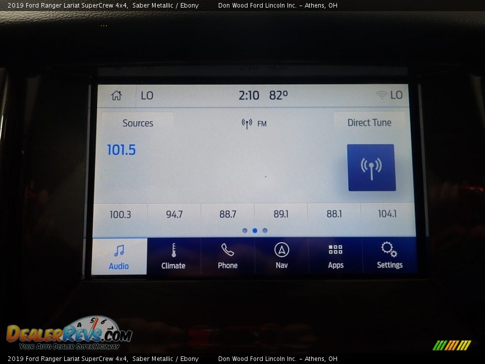 2019 Ford Ranger Lariat SuperCrew 4x4 Saber Metallic / Ebony Photo #24