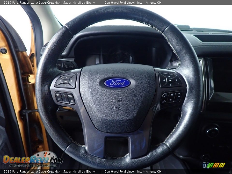 2019 Ford Ranger Lariat SuperCrew 4x4 Saber Metallic / Ebony Photo #25