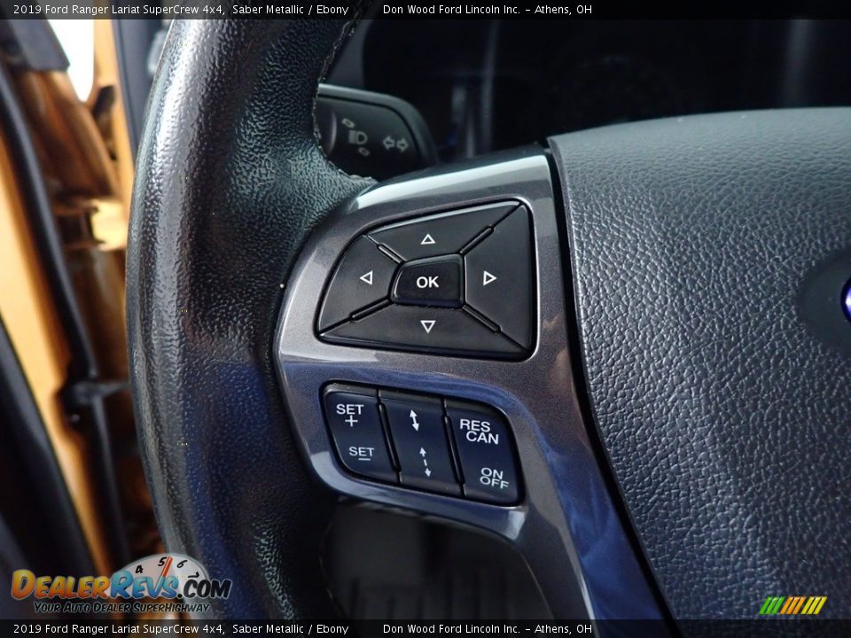 2019 Ford Ranger Lariat SuperCrew 4x4 Saber Metallic / Ebony Photo #27