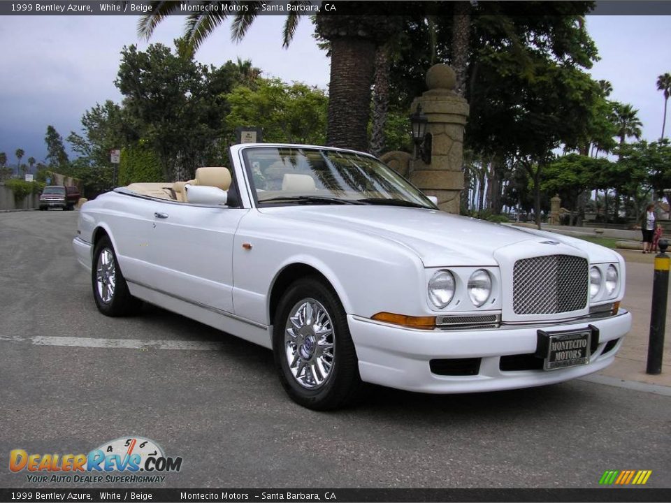 1999 Bentley Azure White / Beige Photo #5