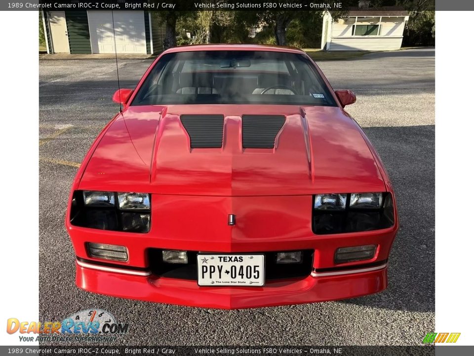 Bright Red 1989 Chevrolet Camaro IROC-Z Coupe Photo #9