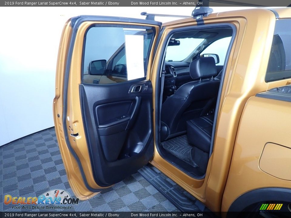 2019 Ford Ranger Lariat SuperCrew 4x4 Saber Metallic / Ebony Photo #32
