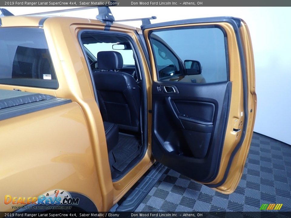 2019 Ford Ranger Lariat SuperCrew 4x4 Saber Metallic / Ebony Photo #34