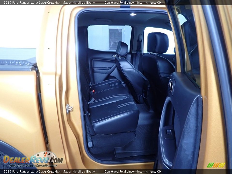 2019 Ford Ranger Lariat SuperCrew 4x4 Saber Metallic / Ebony Photo #35