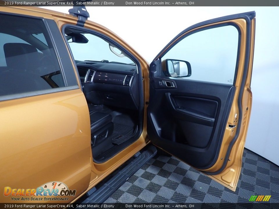 2019 Ford Ranger Lariat SuperCrew 4x4 Saber Metallic / Ebony Photo #36