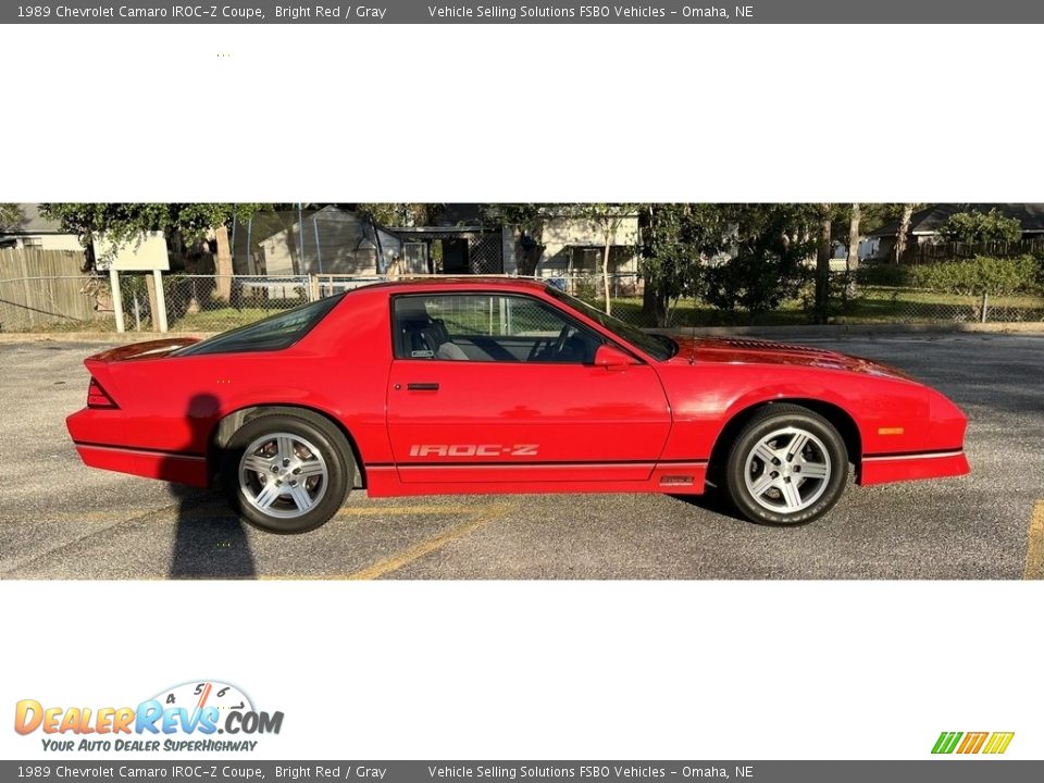 Bright Red 1989 Chevrolet Camaro IROC-Z Coupe Photo #20