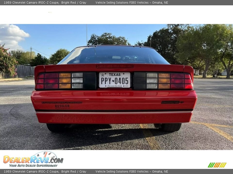 Bright Red 1989 Chevrolet Camaro IROC-Z Coupe Photo #22