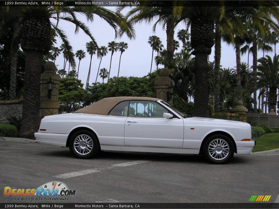 1999 Bentley Azure White / Beige Photo #8