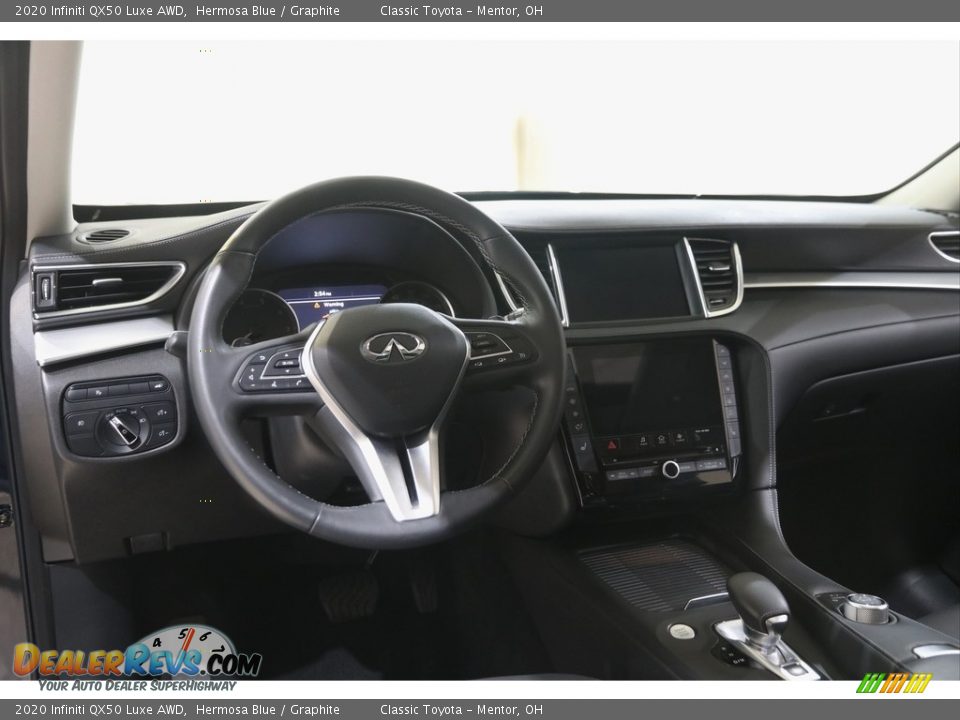 Dashboard of 2020 Infiniti QX50 Luxe AWD Photo #6
