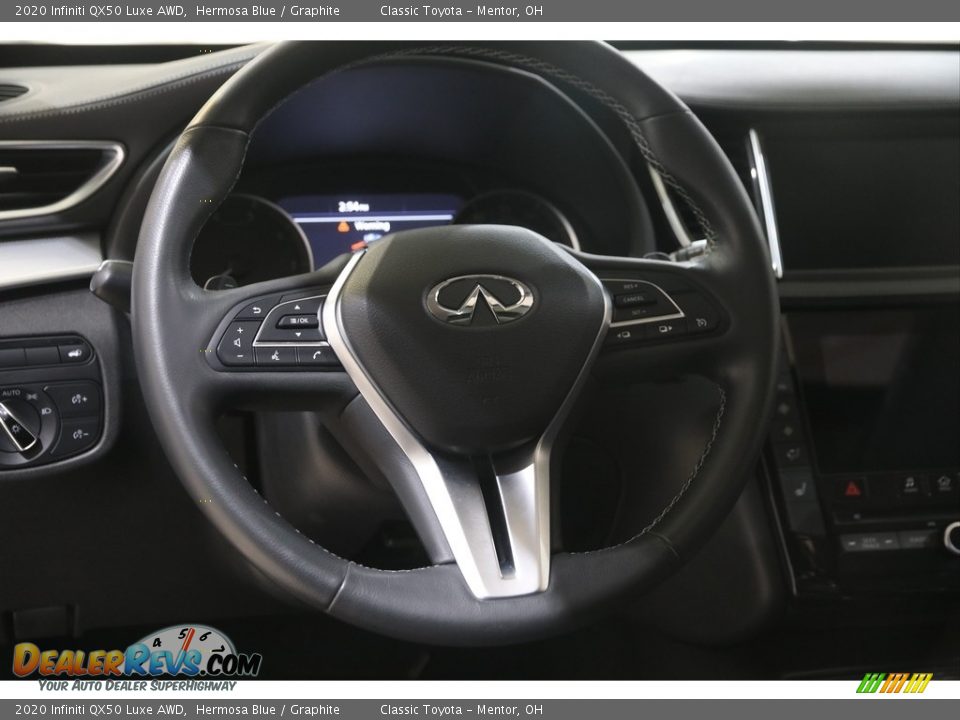 2020 Infiniti QX50 Luxe AWD Steering Wheel Photo #7