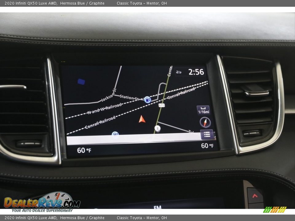 Navigation of 2020 Infiniti QX50 Luxe AWD Photo #10