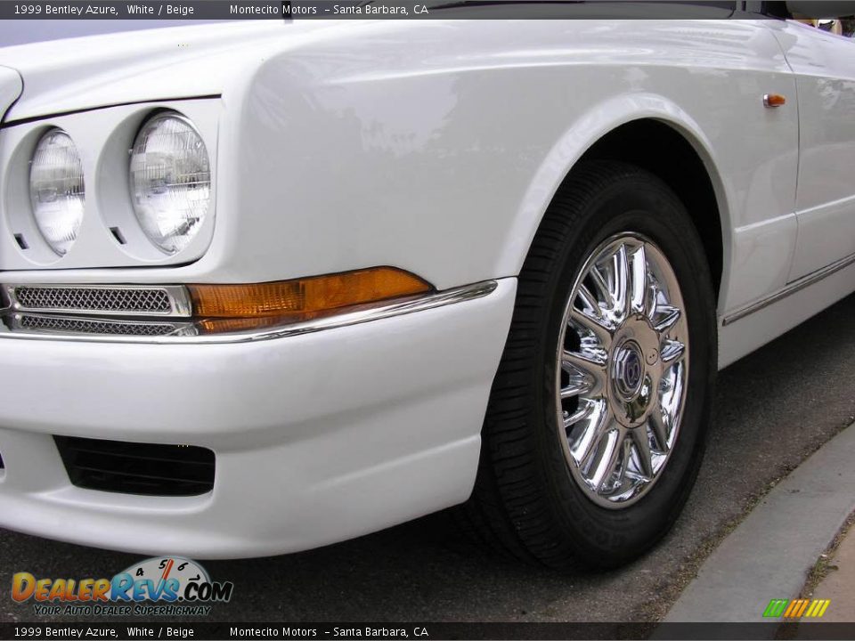 1999 Bentley Azure White / Beige Photo #10