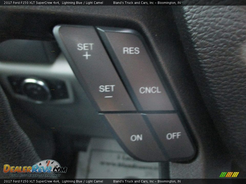2017 Ford F150 XLT SuperCrew 4x4 Lightning Blue / Light Camel Photo #14