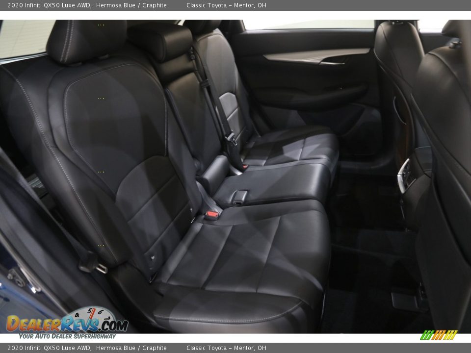 Rear Seat of 2020 Infiniti QX50 Luxe AWD Photo #18