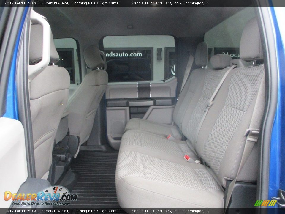 2017 Ford F150 XLT SuperCrew 4x4 Lightning Blue / Light Camel Photo #22