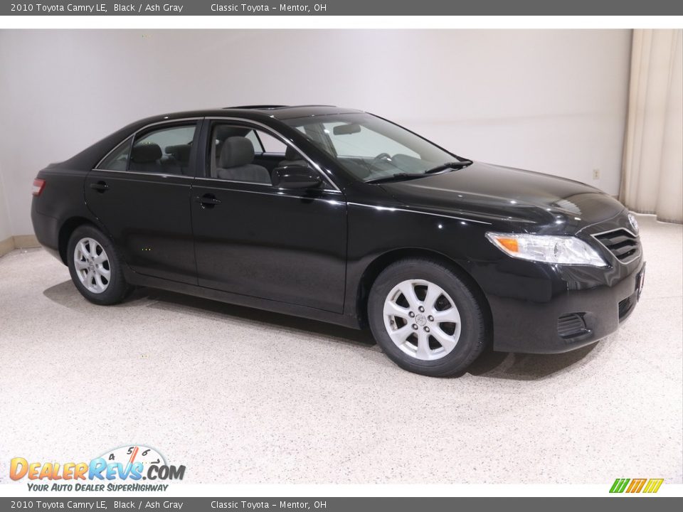 2010 Toyota Camry LE Black / Ash Gray Photo #1