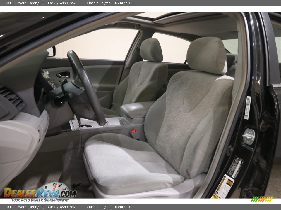 2010 Toyota Camry LE Black / Ash Gray Photo #5