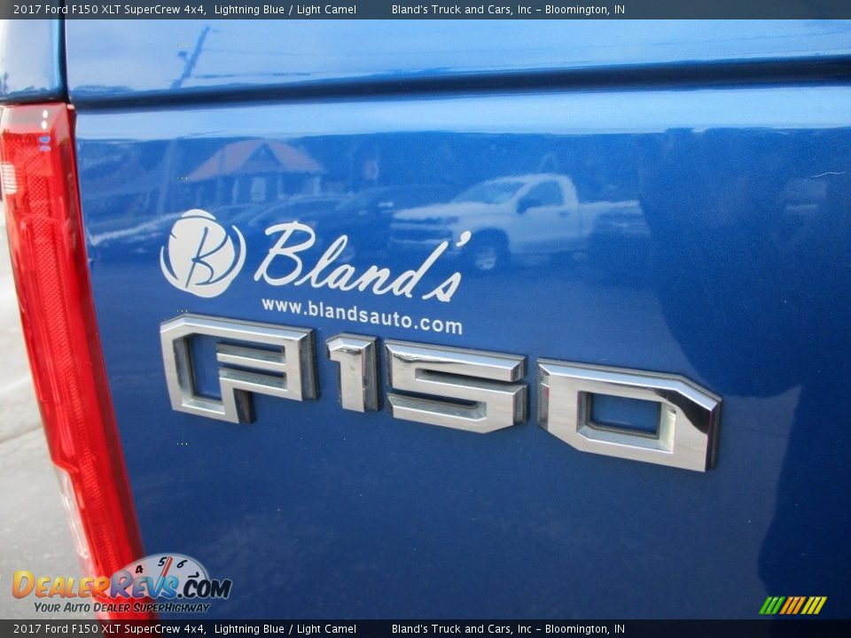 2017 Ford F150 XLT SuperCrew 4x4 Lightning Blue / Light Camel Photo #26