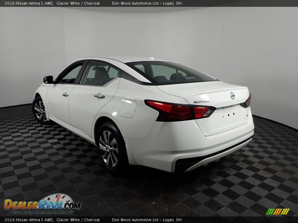 2019 Nissan Altima S AWD Glacier White / Charcoal Photo #6