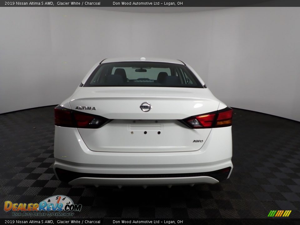 2019 Nissan Altima S AWD Glacier White / Charcoal Photo #7